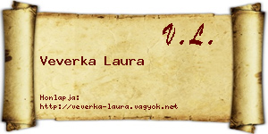 Veverka Laura névjegykártya